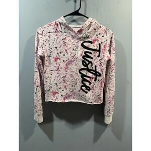 Kids Girls Justice Active Hoodie Size 10 Multicolor